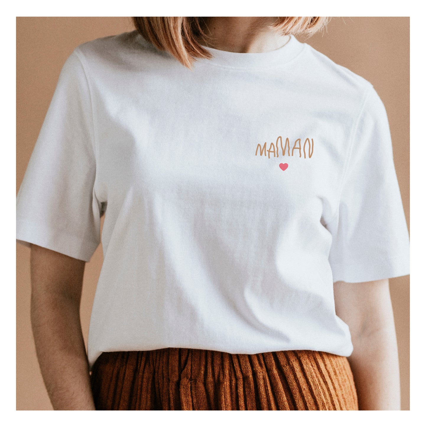 T-SHIRT MAMAN ECRITURE ENFANT