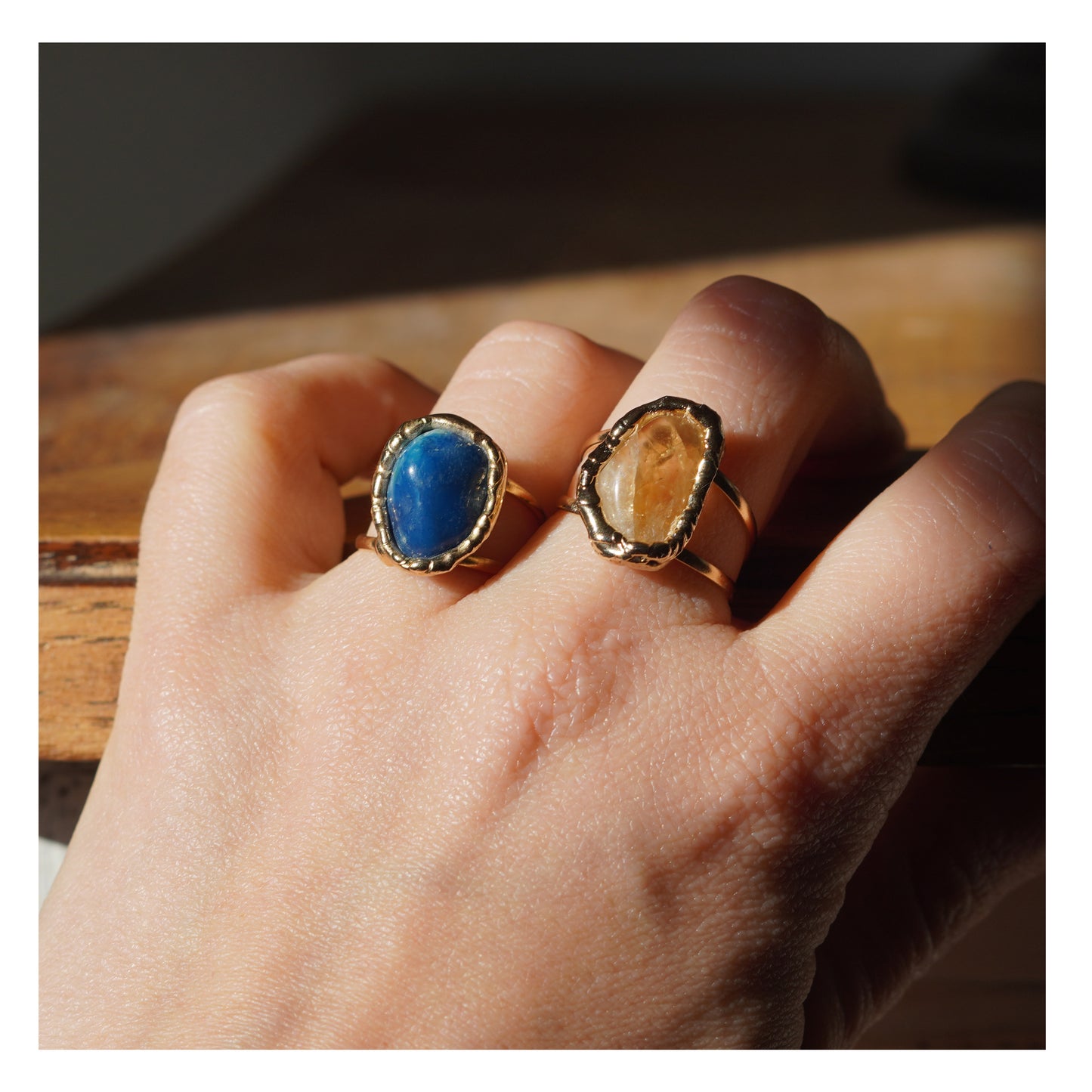 Blue tea-ring