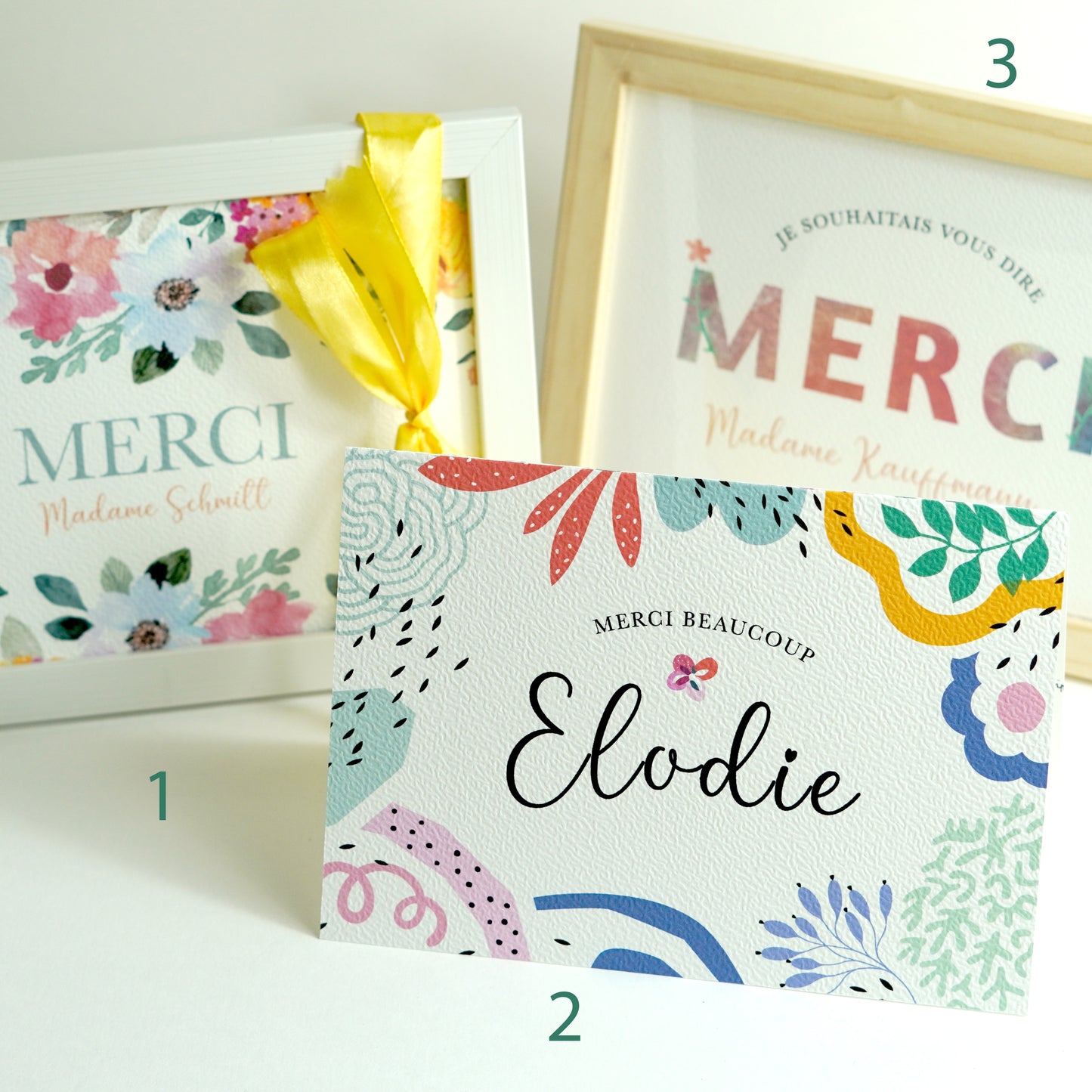 Arty postcard frame/ Carte postal cadre